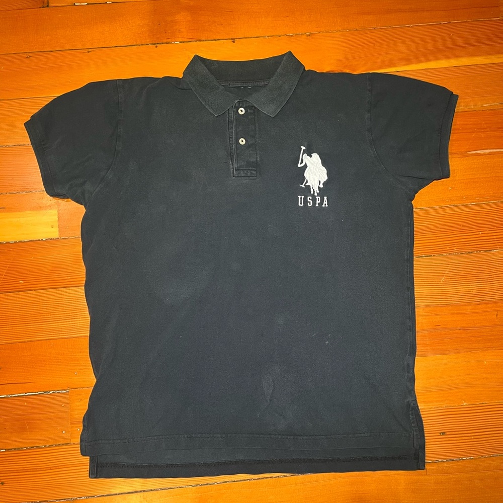 US Polo ASSN black polo